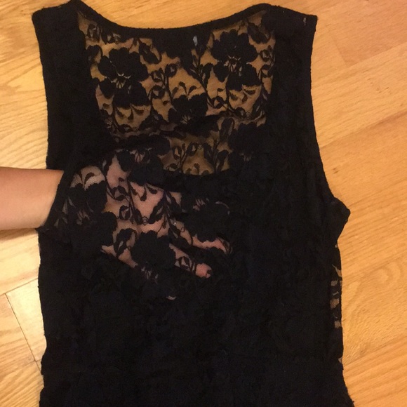 Black lace mini dress from Aritzia - Picture 3 of 3